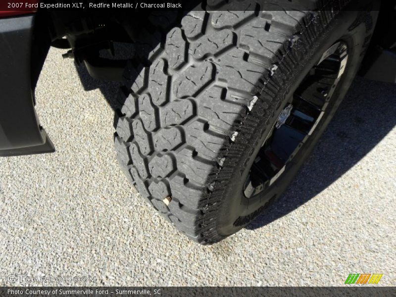 Redfire Metallic / Charcoal Black 2007 Ford Expedition XLT