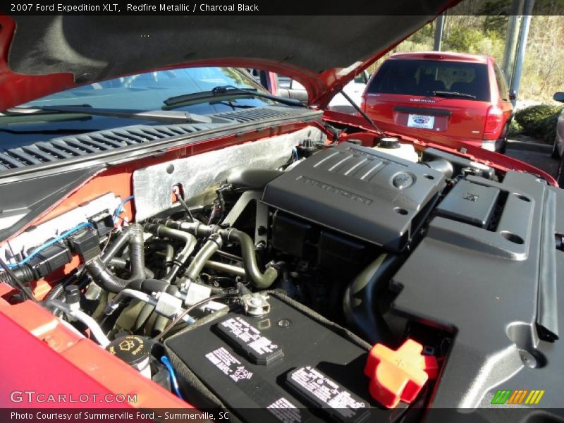 Redfire Metallic / Charcoal Black 2007 Ford Expedition XLT