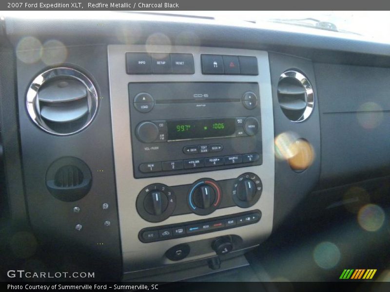 Redfire Metallic / Charcoal Black 2007 Ford Expedition XLT