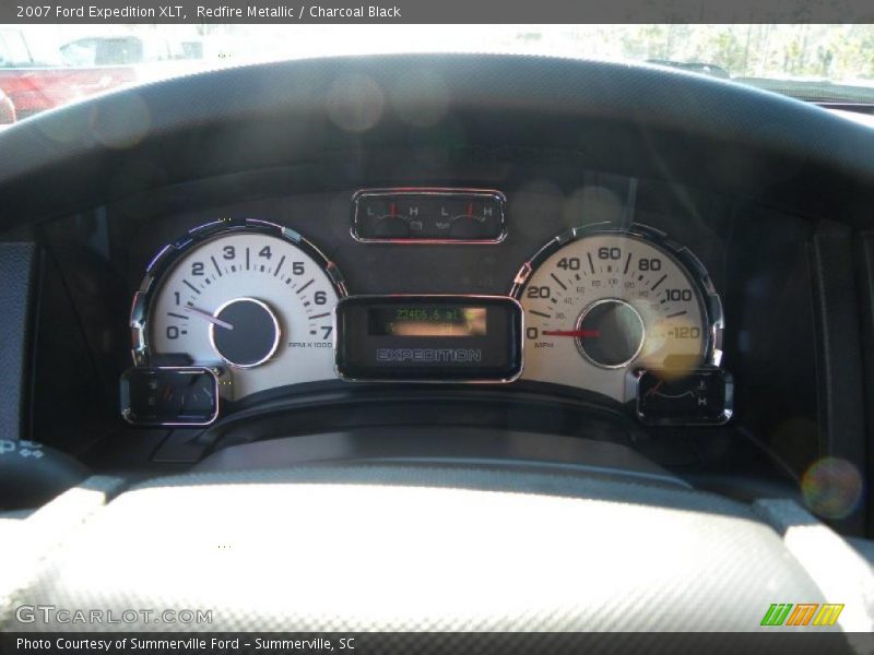 Redfire Metallic / Charcoal Black 2007 Ford Expedition XLT