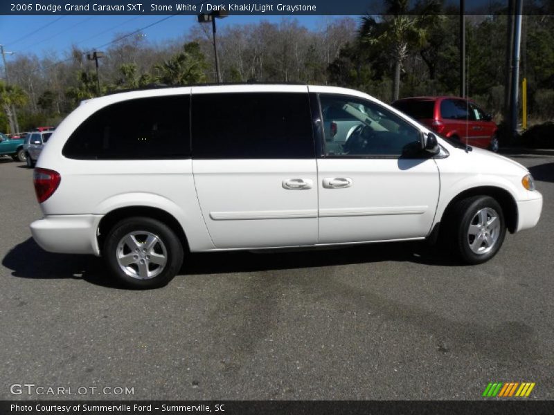 Stone White / Dark Khaki/Light Graystone 2006 Dodge Grand Caravan SXT