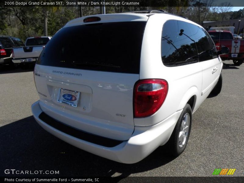 Stone White / Dark Khaki/Light Graystone 2006 Dodge Grand Caravan SXT