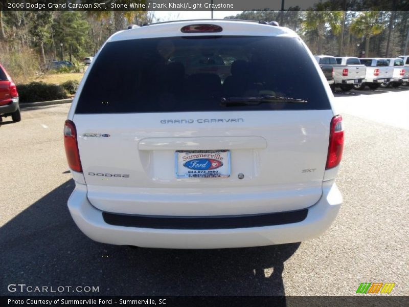 Stone White / Dark Khaki/Light Graystone 2006 Dodge Grand Caravan SXT