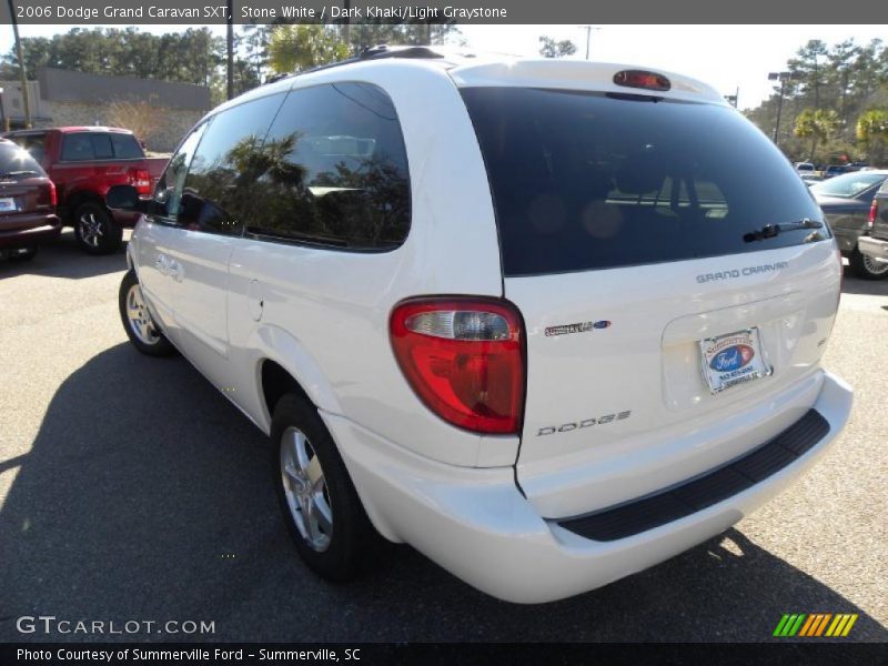 Stone White / Dark Khaki/Light Graystone 2006 Dodge Grand Caravan SXT