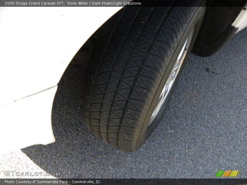 Stone White / Dark Khaki/Light Graystone 2006 Dodge Grand Caravan SXT