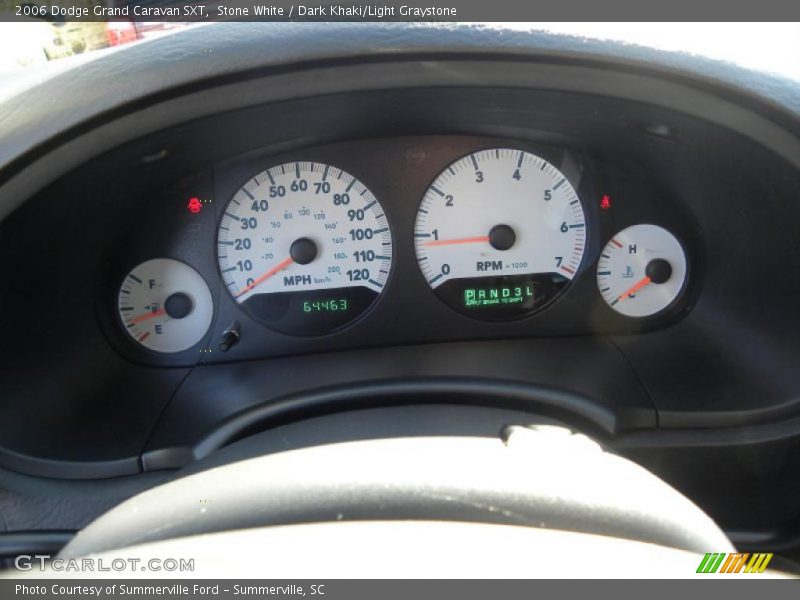 Stone White / Dark Khaki/Light Graystone 2006 Dodge Grand Caravan SXT