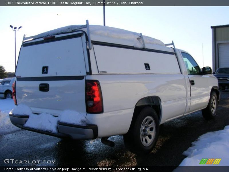 Summit White / Dark Charcoal 2007 Chevrolet Silverado 1500 Classic Regular Cab