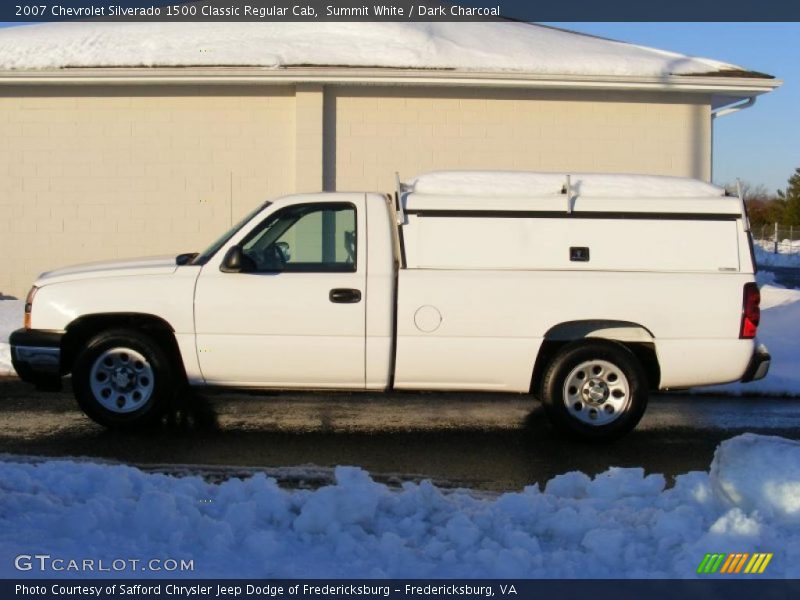 Summit White / Dark Charcoal 2007 Chevrolet Silverado 1500 Classic Regular Cab