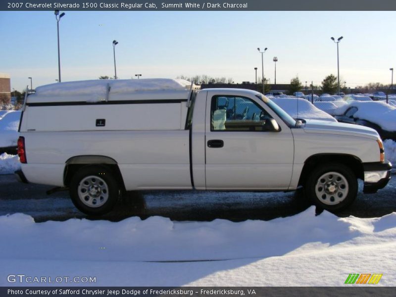 Summit White / Dark Charcoal 2007 Chevrolet Silverado 1500 Classic Regular Cab