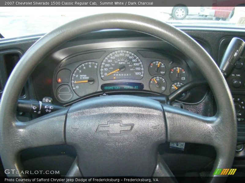 Summit White / Dark Charcoal 2007 Chevrolet Silverado 1500 Classic Regular Cab