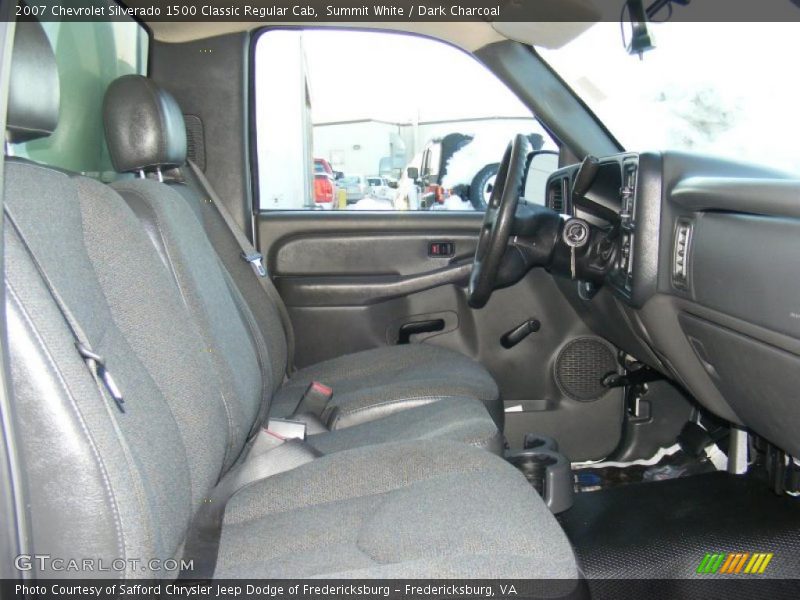 Summit White / Dark Charcoal 2007 Chevrolet Silverado 1500 Classic Regular Cab