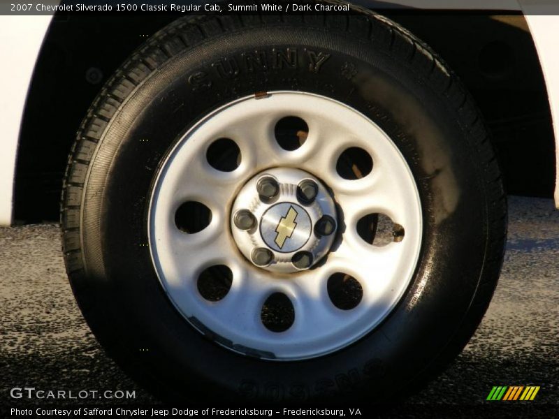 Summit White / Dark Charcoal 2007 Chevrolet Silverado 1500 Classic Regular Cab