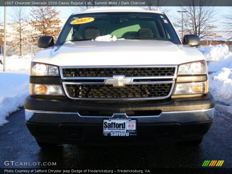 Summit White / Dark Charcoal 2007 Chevrolet Silverado 1500 Classic Regular Cab