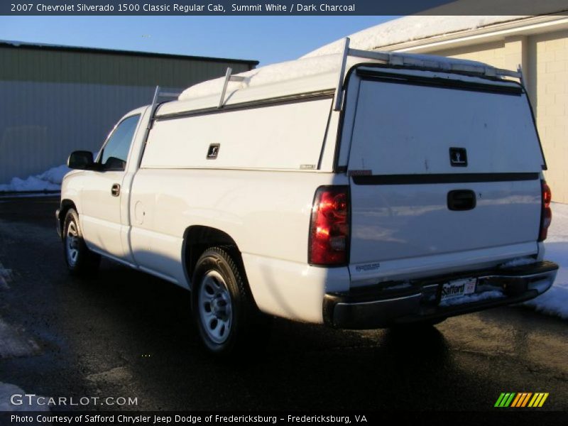 Summit White / Dark Charcoal 2007 Chevrolet Silverado 1500 Classic Regular Cab