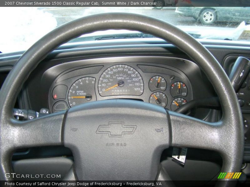 Summit White / Dark Charcoal 2007 Chevrolet Silverado 1500 Classic Regular Cab