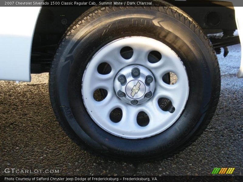 Summit White / Dark Charcoal 2007 Chevrolet Silverado 1500 Classic Regular Cab