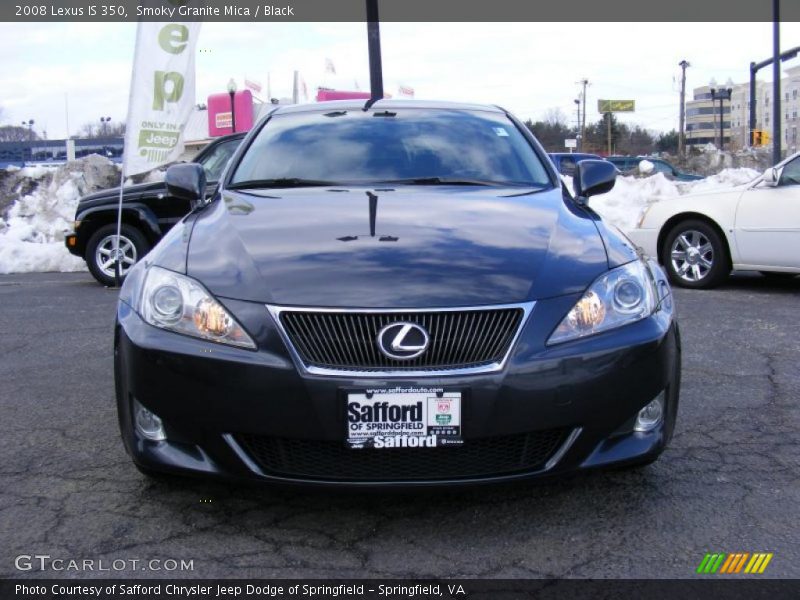 Smoky Granite Mica / Black 2008 Lexus IS 350