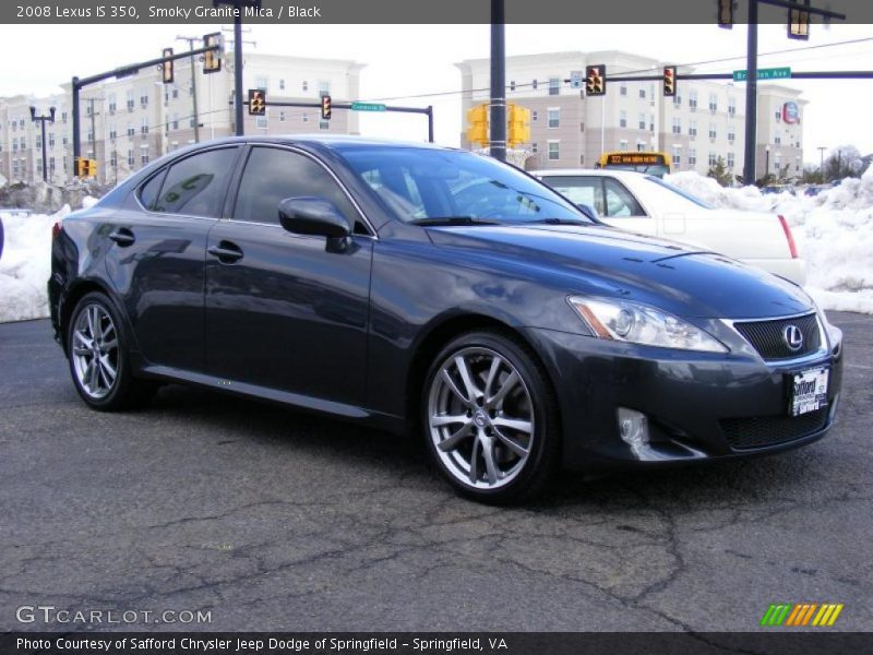 Smoky Granite Mica / Black 2008 Lexus IS 350