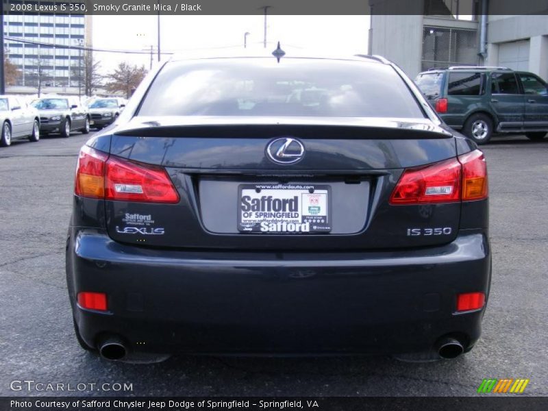Smoky Granite Mica / Black 2008 Lexus IS 350