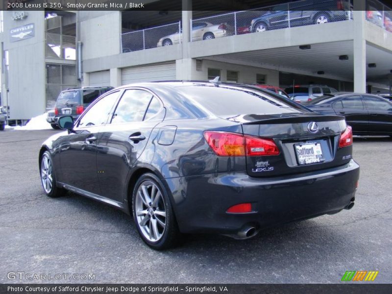 Smoky Granite Mica / Black 2008 Lexus IS 350