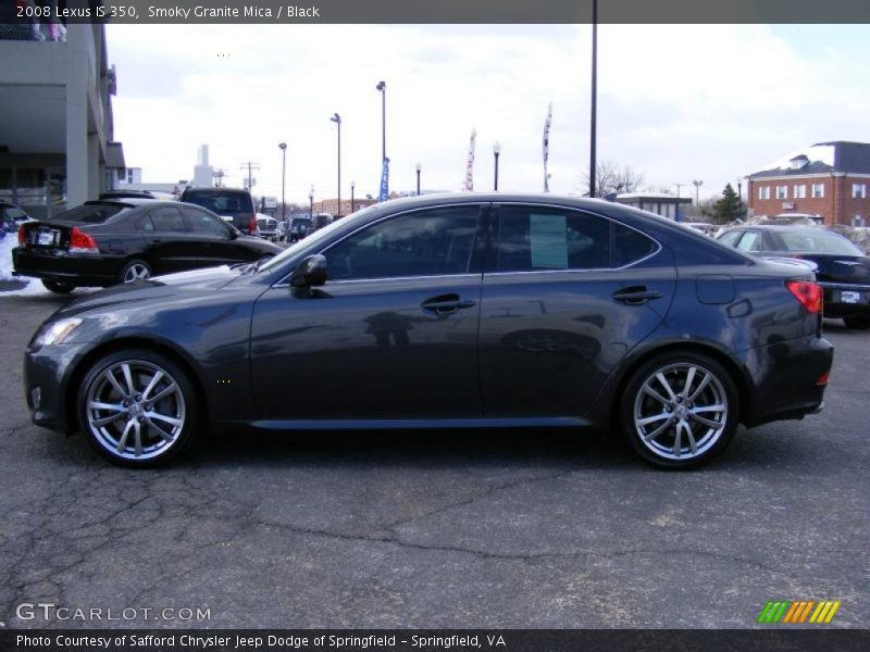 Smoky Granite Mica / Black 2008 Lexus IS 350