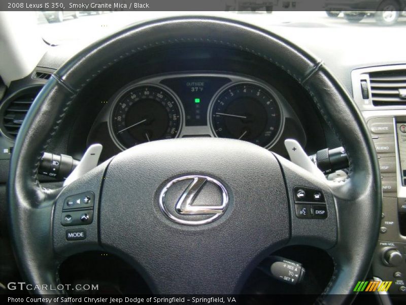 Smoky Granite Mica / Black 2008 Lexus IS 350