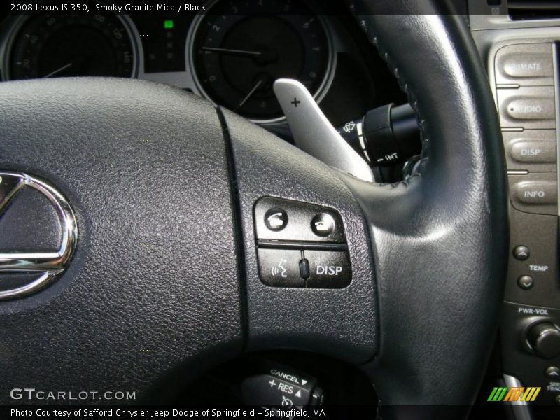 Smoky Granite Mica / Black 2008 Lexus IS 350