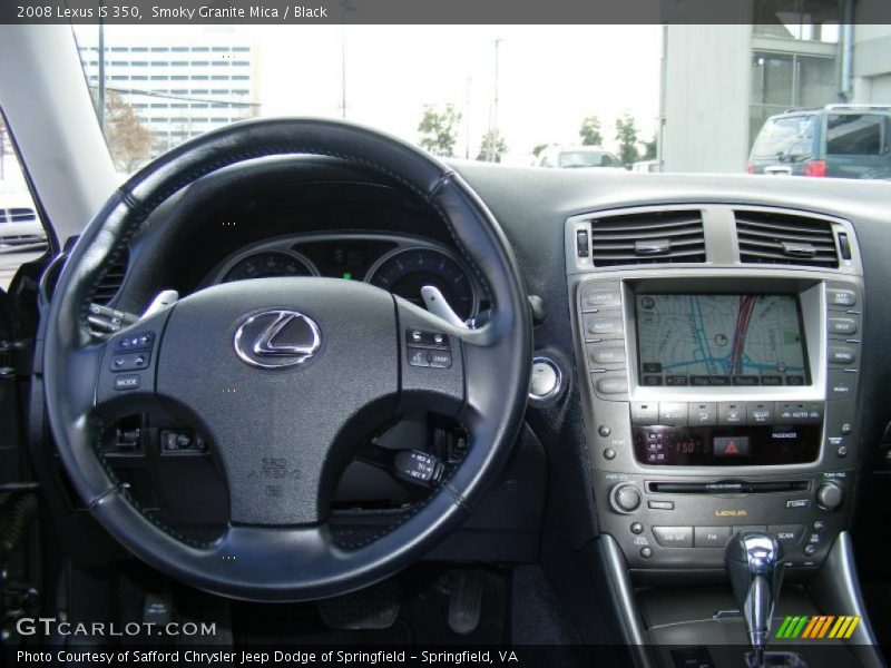 Smoky Granite Mica / Black 2008 Lexus IS 350