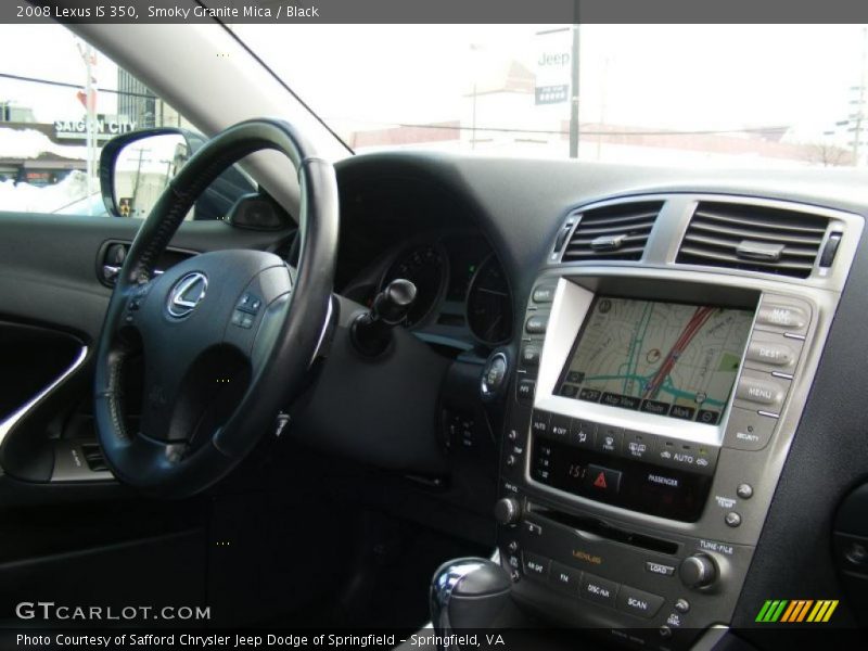 Smoky Granite Mica / Black 2008 Lexus IS 350