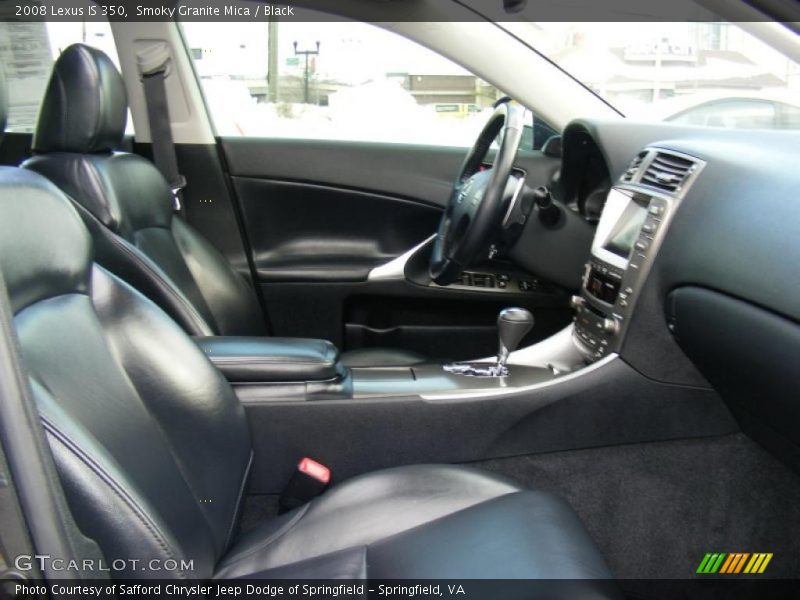 Smoky Granite Mica / Black 2008 Lexus IS 350
