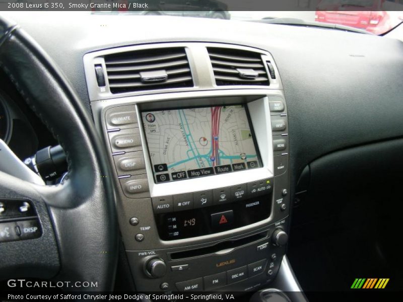 Smoky Granite Mica / Black 2008 Lexus IS 350