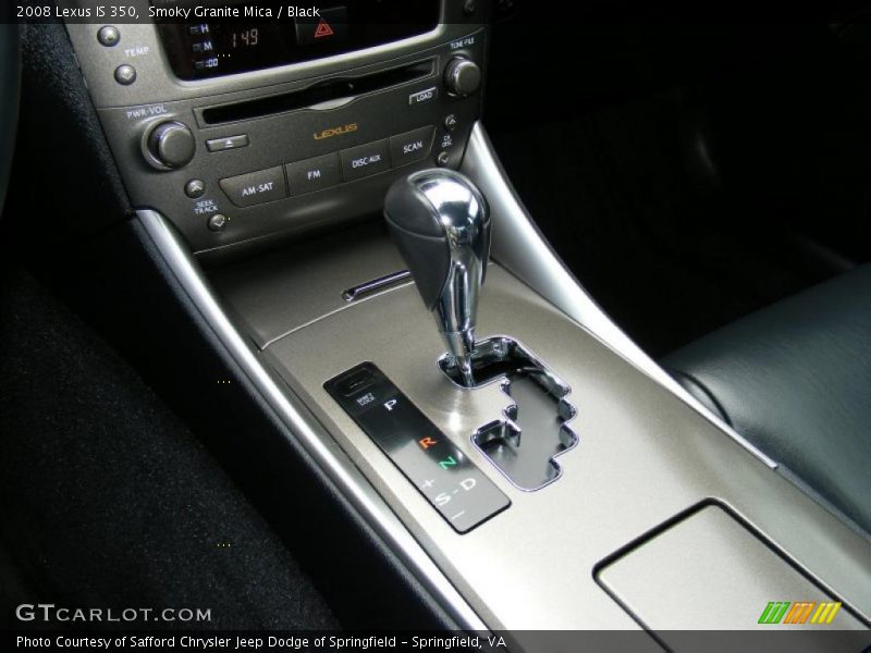 Smoky Granite Mica / Black 2008 Lexus IS 350