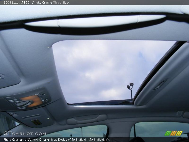 Smoky Granite Mica / Black 2008 Lexus IS 350