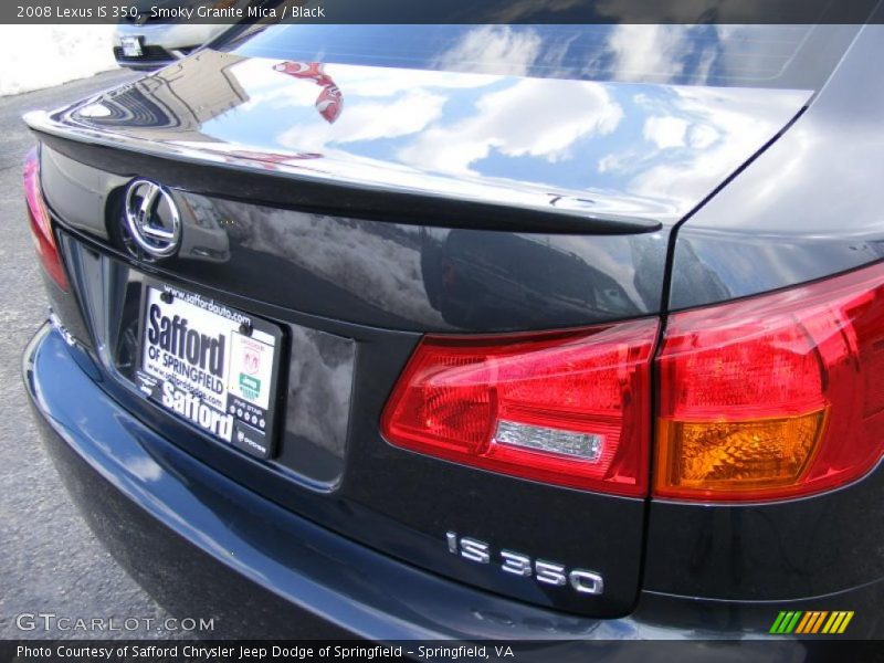 Smoky Granite Mica / Black 2008 Lexus IS 350