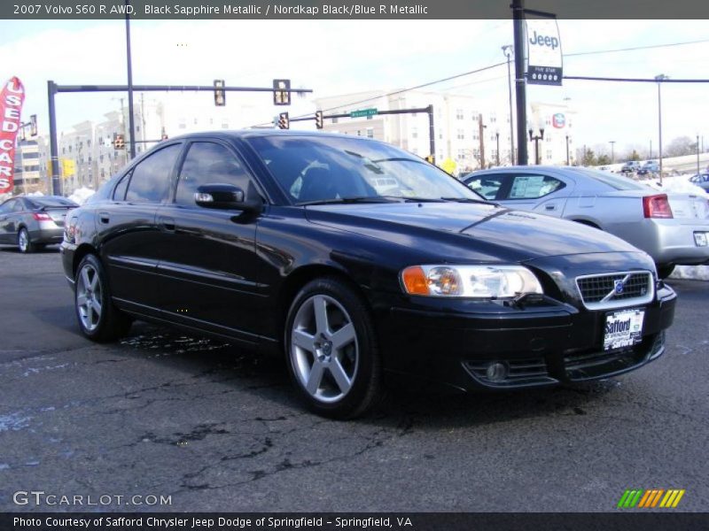 Black Sapphire Metallic / Nordkap Black/Blue R Metallic 2007 Volvo S60 R AWD