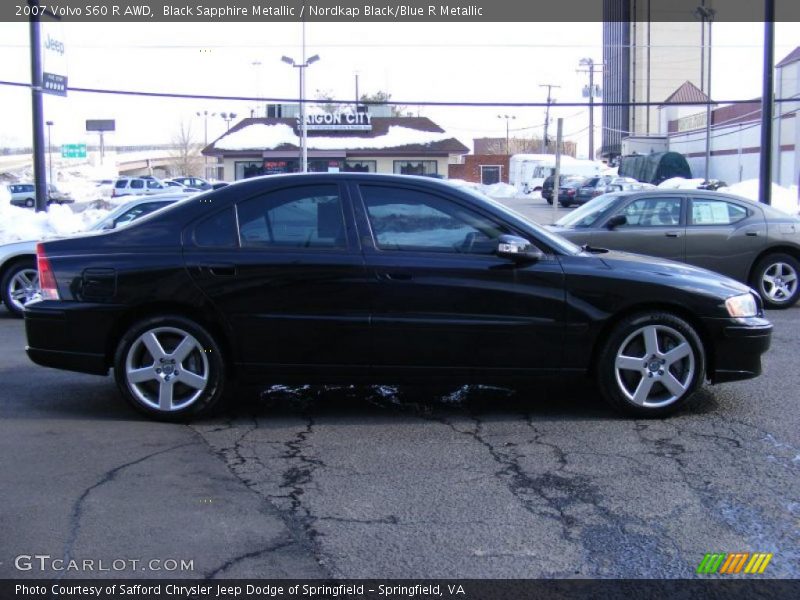 Black Sapphire Metallic / Nordkap Black/Blue R Metallic 2007 Volvo S60 R AWD