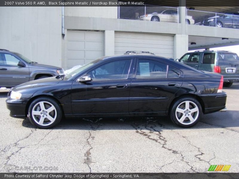 Black Sapphire Metallic / Nordkap Black/Blue R Metallic 2007 Volvo S60 R AWD