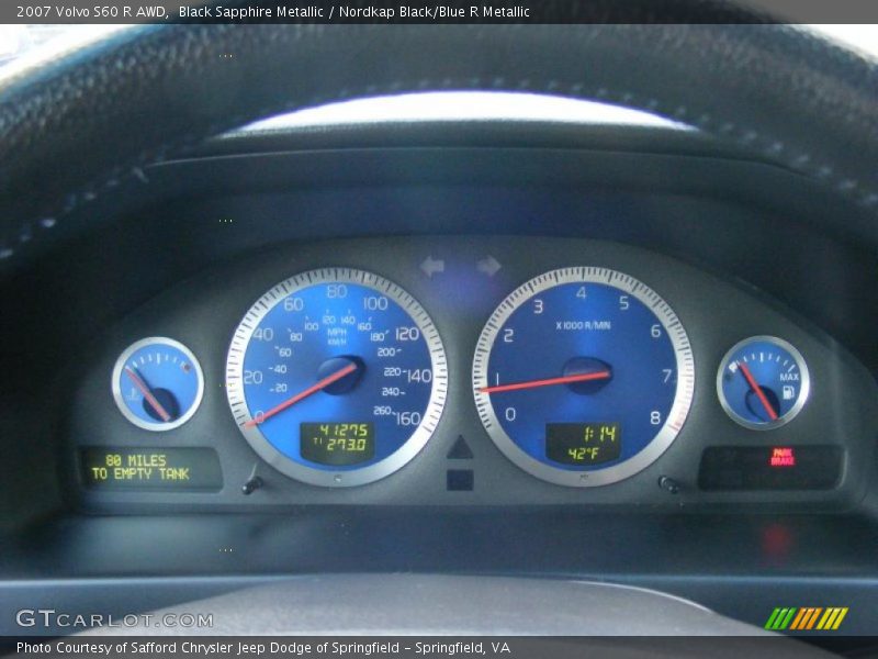  2007 S60 R AWD R AWD Gauges