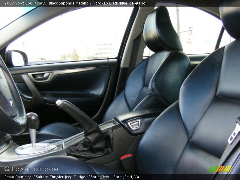  2007 S60 R AWD Nordkap Black/Blue R Metallic Interior