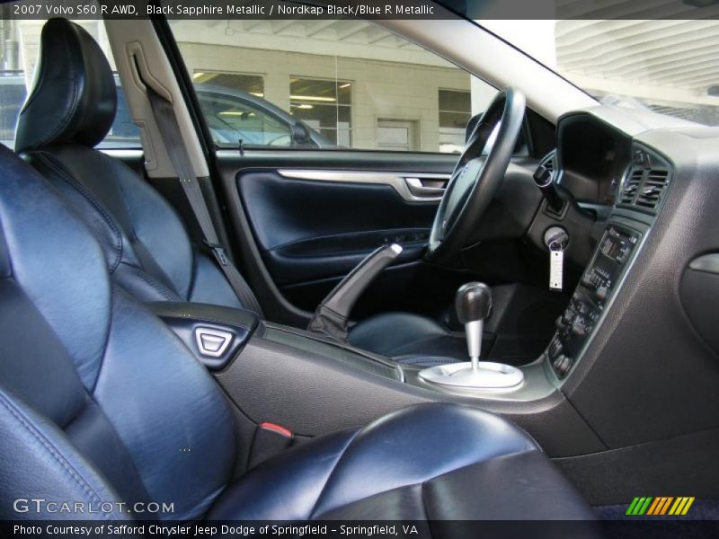  2007 S60 R AWD Nordkap Black/Blue R Metallic Interior