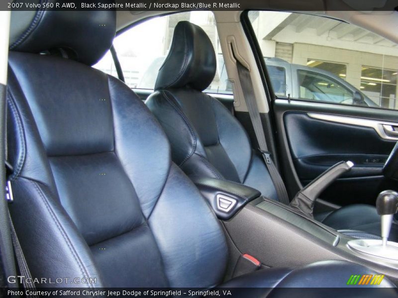  2007 S60 R AWD Nordkap Black/Blue R Metallic Interior