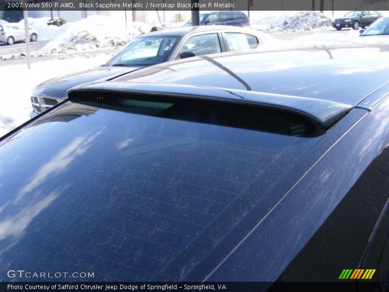 Black Sapphire Metallic / Nordkap Black/Blue R Metallic 2007 Volvo S60 R AWD