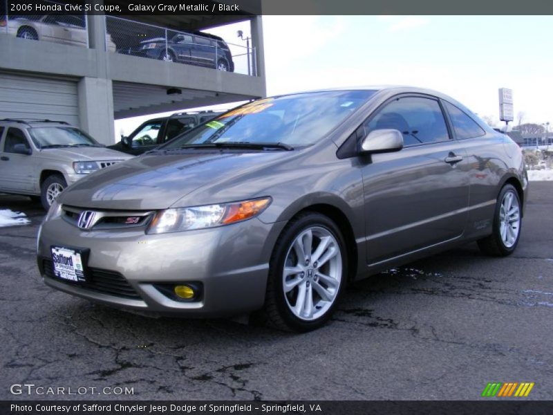 Galaxy Gray Metallic / Black 2006 Honda Civic Si Coupe