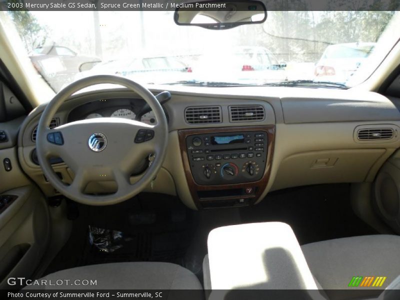 Spruce Green Metallic / Medium Parchment 2003 Mercury Sable GS Sedan