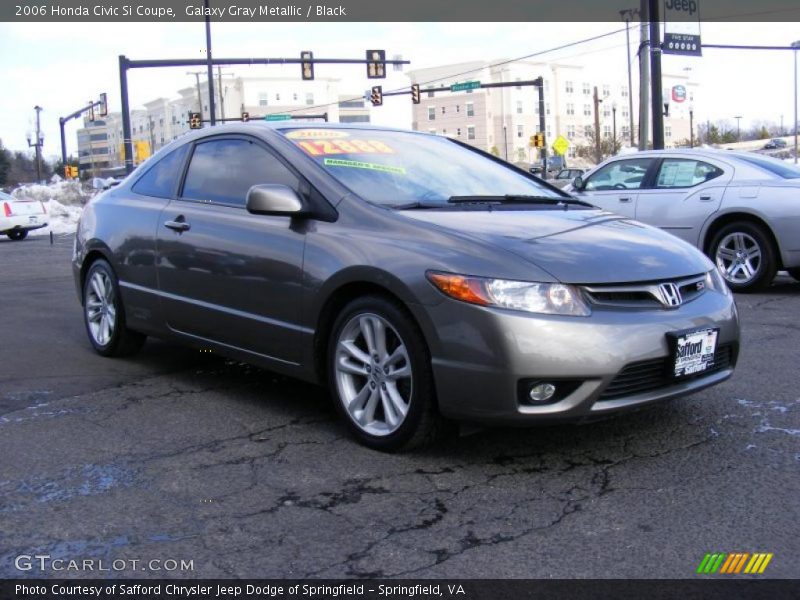 Galaxy Gray Metallic / Black 2006 Honda Civic Si Coupe