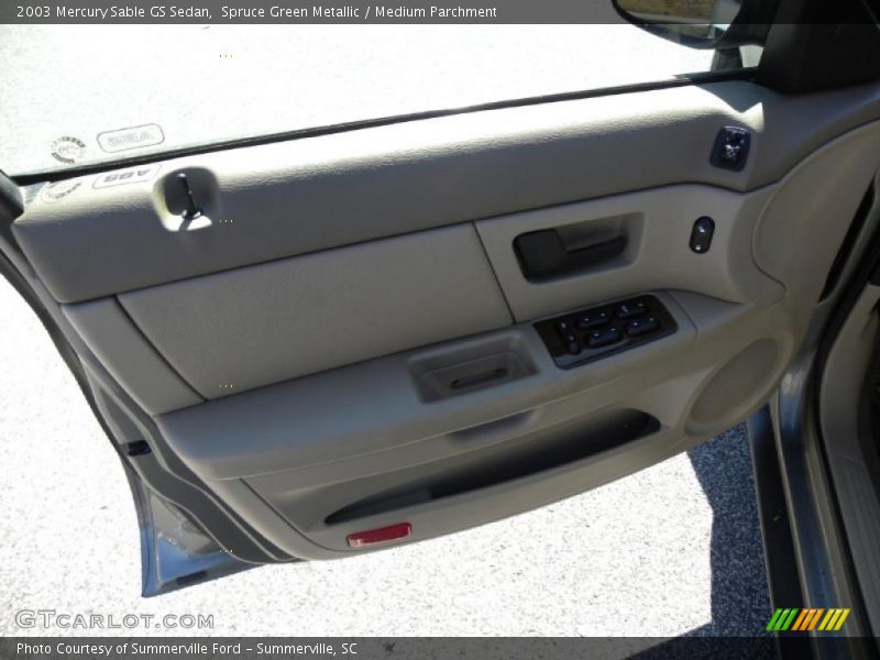 Spruce Green Metallic / Medium Parchment 2003 Mercury Sable GS Sedan