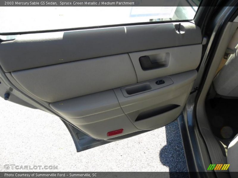 Spruce Green Metallic / Medium Parchment 2003 Mercury Sable GS Sedan