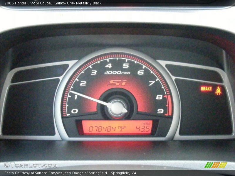 Galaxy Gray Metallic / Black 2006 Honda Civic Si Coupe