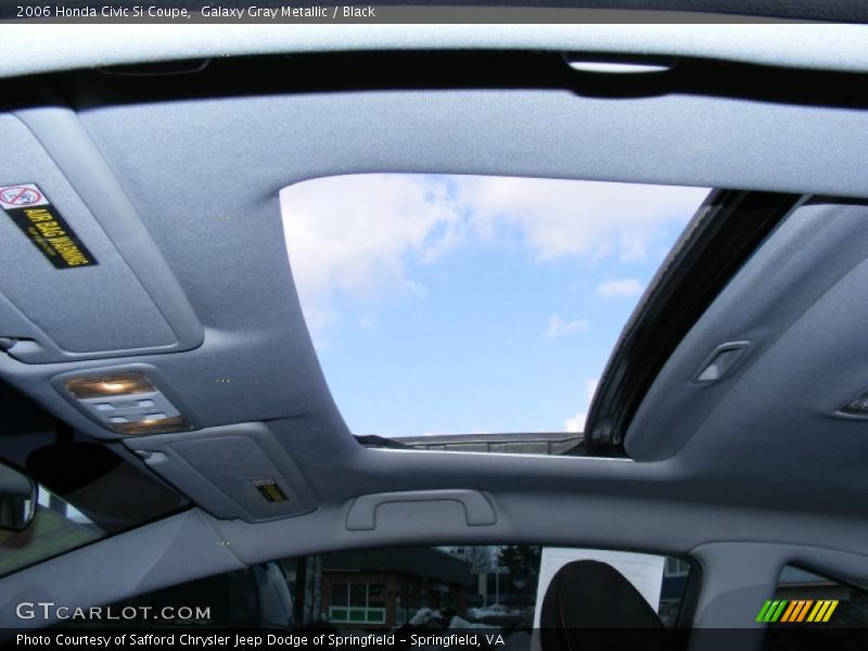 Galaxy Gray Metallic / Black 2006 Honda Civic Si Coupe
