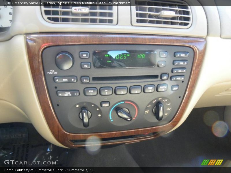 Spruce Green Metallic / Medium Parchment 2003 Mercury Sable GS Sedan